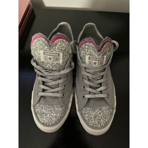 Converse All Star - wmn 10/men 8 EXCELLENT preowned - Silver